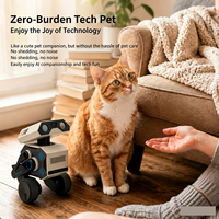 Robot compagnon IA domestique bipède à roues, reconnaissance visuelle, surveillance à distance, interaction vocale, cadeau pour la famille