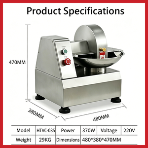 Máquina Cortadora de Alimentos Comercial <span class=keywords><strong>para</strong></span> Emulsionar Carne y Picar Vegetales en Negocios de Catering - Product Image 6