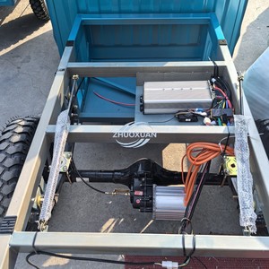 Camioneta Eléctrica Pequeña de Trabajo Pesado, 4 Ruedas, Cabina Simple, para Uso Diario y Carga - Product Image 6