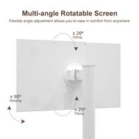 Rotation sans fil Wifi enroulable support d'écran tactile TV LED 50 Smart 4k affichage vertical Portable