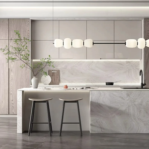 Meubles de cuisine minimalistes sur mesure, unités de garde-manger intégrées pour appartements, meubles de cuisine pour la rénovation d'appartements - Product Image 4