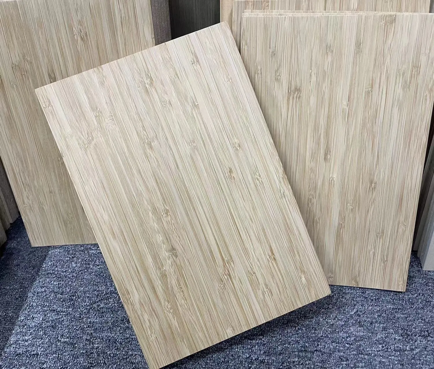 Fabrika özel FSC bambu panoları panelleri doğal hammadde bambu kontrplak bambu duvar paneli için mobilya