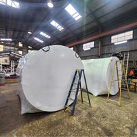Film étirable rigide en PET blanc de qualité alimentaire, moulé par soufflage, pour la couverture de machines lourdes, bateaux, voitures et bâtiments, disponible en 26ft, 40ft, 50ft, 100m