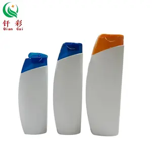 Hot sale all kind of 200ml 400ml plastic shampoo bottle with plastic cap