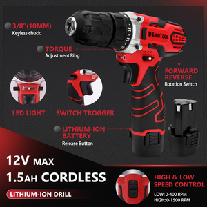 Hot Bán Công Cụ Thiết Lập Với Ngăn Kéo Hộ Gia Đình Phần Cứng Dụng Cụ Tay Với 12V Điện Không Dây Khoan 276 Pcs Thiết Lập Công Cụ Cơ Khí Thiết Lập Hộp - Product Image 4