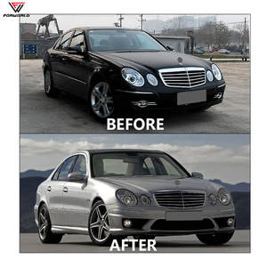 Pour Mercedes Benz classe E W211 06-09 AMG E63 voiture pare-chocs avant pare-chocs arrière capot lampe jupe latérale nouveaux Clips Source de fabrication - Product Image 4