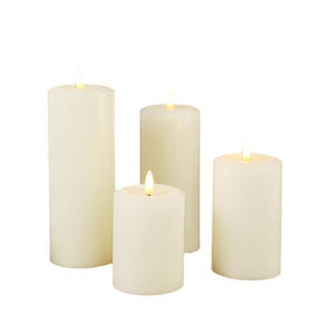 Candele a Pilastro LED Decorative <span class=keywords><strong>2025</strong></span> all'Ingrosso, Candele LED Cilindriche per Matrimoni, Festività e Compleanni - Product Image 3