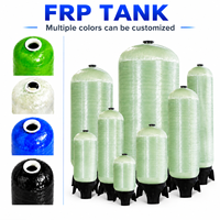 Système de purification d'eau industriel léger et intégré avec réservoir FRP pour projets d'eau pure, filtration RO