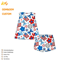 Ensemble 3 pièces en soie de lait Zhengpai pour garçons, sans manches, imprimé, confortable, vêtements d'été pour enfants, en stock, vente en gros OEM