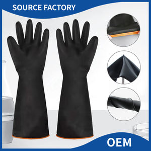 Gants en latex très vendus, résistants aux acides et aux alcalis, résistants aux perforations, antidérapants, imperméables, durables, hautement élastiques, 35-55 cm - Product Image 3