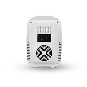 Venta caliente Color blanco PP Puerta de plástico Hogar Coche AC DC Uso <span class=keywords><strong>Mesa</strong></span> portátil 4L Refrigerador cosmético Mini <span class=keywords><strong>nevera</strong></span> - Product Image 6