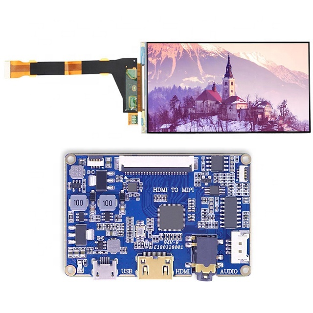 LS055R1SX04 Sharp 5.5 Inch 2K LCD Display 1440x2560 MIPI Interface LCD Panel With H-DMI to MIPI Board