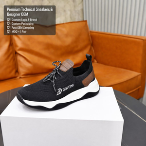 Luxury Designer shoe for <b>Men</b> Women High Quality Triple <b>Black</b> Mesh walking shoes Elastic Sock <b>Sneakers</b> Baskets New - Product Image 1