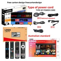 Hotel Mini Bolivia Menggunakan Smart TV Android 4K Ultra-Thin Frameless LED LCD 32"-50" Network