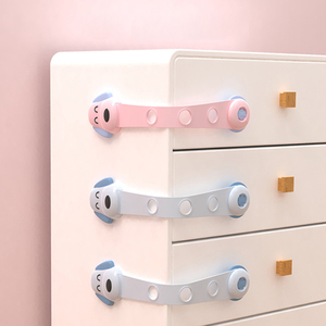 2 unids/lote sello cajón puerta armario fabricación profesional inodoro <span class=keywords><strong>cuidado</strong></span> protección niños cerradura nueva cerradura <span class=keywords><strong>de</strong></span> seguridad para bebés - Product Image 1