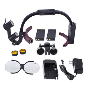 Yüksek kaliteli diş 2.5X Medical tıbbi diş LED farlar büyüteç gözlük diş cerrahi laboratuvar ekipmanları spot - Product Image 4