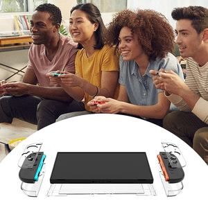 <span class=keywords><strong>เคส</strong></span>ป้องกันแบบแข็ง PC ใสสำหรับ <span class=keywords><strong>Nintendo</strong></span> 2025 <span class=keywords><strong>Switch</strong></span> ผู้เล่น2คน<span class=keywords><strong>เคส</strong></span>แบบเต็มตัวบางทนทานฝาครอบแบบจับสำหรับ Joy-CON - Product Image 6