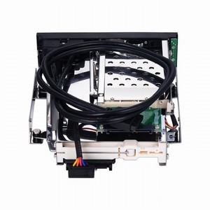 5.25 inch nội bộ khe cắm kép đĩa cứng trường hợp 2.5 + 3.5 inch SATA HDD/SSD bao vây công cụ-miễn phí thiết kế 2 USB3.0 cổng ổ khóa an toàn - Product Image 3