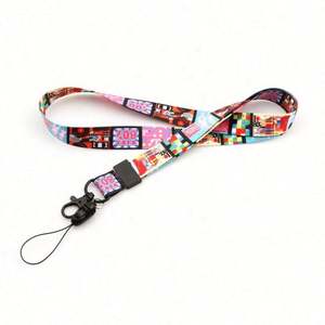 พวงกุญแจและสายคล้องคอไนลอนลายดิสนีย์สำหรับเด็ก พร้อมงานพิมพ์ซิลค์สกรีนและดีไซน์ที่ปรับแต่งได้ - Product Image 3