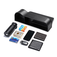 Accessoires de remplissage d'espace entre les sièges de voiture, boîte de rangement pour console, organisateur latéral de siège avec porte-gobelet