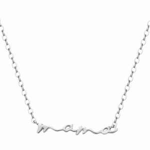 Mama Edelstahl Englisch Brief <span class=keywords><strong>Hand</strong></span> gezeichnet Anhänger Halskette Modische Ketten Zubehör für Muttertag Geschenk - Product Image 6