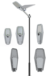 ไฟถนนโซลาร์เซลล์ออลอินวัน LED 400W IP65 กันน้ำ โครงอะลูมิเนียม มาตรฐาน CE ROHS รับประกัน 2 ปี เหมาะสำหรับถนน สวน ชุมชน ลานจอดรถ รุ่น MJ-XJ9 - Product Image 6
