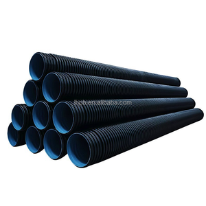 Tuyau de drainage en PEHD à double paroi ondulée de grand diamètre DN400mm 500mm 600mm 700mm 800mm 900mm, tuyau de drainage en plastique PEHD DWC - Product Image 6