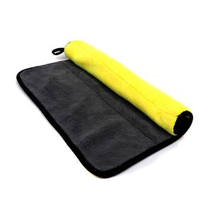 Serviette de voiture en microfibre à séchage rapide double face en polaire corail, absorbante et épaisse pour le lavage de voiture, le nettoyage ménager, la station-service - Product Image 6