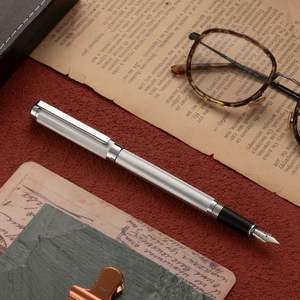 बहु-फिनिश गुलाब सोने की चांदी चांदी की चांदी की चांदी की धातु प्लेटिंग फाउंटेन पेन, कोई रिसाव नहीं लिखा गया - Product Image 4