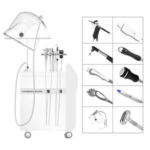 Máquina Facial Multifunción de Oxígeno con 10 cabezales para limpieza profunda de poros e hidratación para salón de belleza - Product Image 5