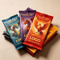 Cartes à collectionner de la collection Vintage, cartes à collectionner à effet brillant, jeux de cartes TCG, boosters pour l'affichage et le jeu
