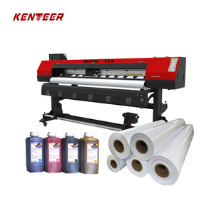 Kenteer sinh thái dung môi máy in kép đầu 1.9m lớn định dạng máy in sinh thái dung môi máy in và Máy cắt - Product Image 2