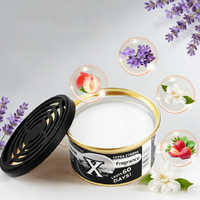 Désodorisant Solide pour Voiture en Boîte, Parfum en Gros, Baume Gel de Luxe, Diffuseur de Voiture Parfumé, Longue Durée