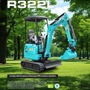 Mini-excavatrice R18 Sister of R322l, 1,8 tonne, 11,8 kW, profondeur de 2,5 m pour le creusement de fossés profonds et de sous-sols, populaire en Europe et en Amérique - Product Image 4