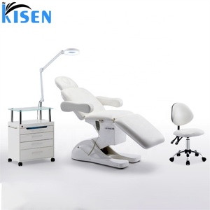 High End Beauty Massage Bed 3 Set Motor with Disinfection Cabinet Drawers with Magnifying Glass Lamp and <b>Stool</b> - Product Image 3