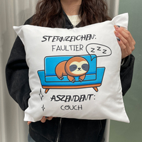Taie d'oreiller douce de Sublimation de haute qualité pour transfert de chaleur décor à la maison 16*16 pouces peau de pêche Sublimation taies d'oreiller blancs