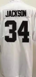 Maillot de football américain unisexe personnalisé, grande taille, style court et ample, respirant, imprimé numérique, manches courtes, 100 % polyester, séchage rapide - Product Image 6