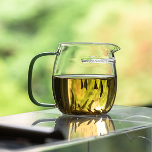 Guanlan Crescent Glass Fair Cup Large Thickened Green <b>Tea</b> Dispenser With Filter Kung Fu <b>Tea</b> <b>Set</b> Accessories - Product Image 1