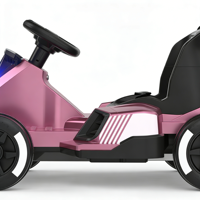 Voiture électrique intelligente à quatre roues pour enfants, kart de course intuitif avec commandes faciles d'accès pour les enfants