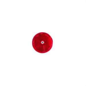 Feux de gabarit horizontaux réfléchissants rouges ZCQR DECO de 6 cm pour la sécurité des remorques et des camions - Product Image 1