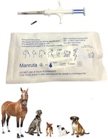 Étiquette RFID en verre pour animaux de compagnie, puce d'identification et de suivi pour chiens et chats, personnalisable, 134,2 KHz