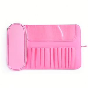 Bolsa Organizadora de Brochas de Maquillaje Plegable y Portátil, Bolsa de Almacenamiento de Cosméticos Impermeable para Viajes - Product Image 4