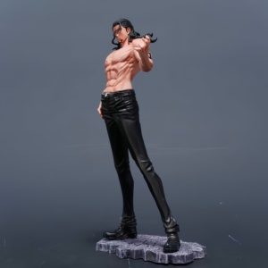 Figura de Anime de <span class=keywords><strong>Rob</strong></span> <span class=keywords><strong>Lucci</strong></span>, Estatua de PVC a Escala 1/6, Modelo Coleccionable con Base de Roca para Fanáticos del Anime y Decoración del Hogar - Product Image 3