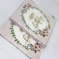 Serviettes en papier jetables personnalisées avec logo imprimé, serviettes de table pour restaurant, vente en gros de serviettes personnalisées imprimées