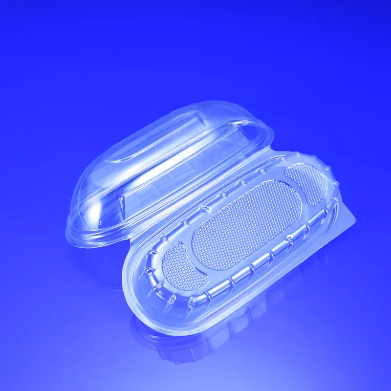 Wholesale Clear Disposable Plastic Clamshell Hot Dog Containers