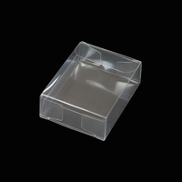 Boîte Cadeau Personnalisable en Plastique PET Rectangulaire Transparente, Matériaux Recyclés, pour Thé, Bonbons, Pâtisseries, Aliments, Boissons, Jus