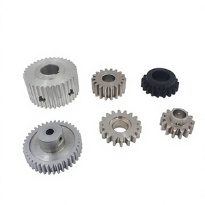 Gear Set Helical Pinion Transmission Large Metal <b>Wheel</b> Titanium Spur Gears Braiding Machine Motor Components Small Micro Gear - Product Image 1
