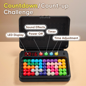 Juego de Mesa de Cuentas Mágicas para Pensar y Razonar, Rompecabezas 3D, Juego de Batalla para Dos Jugadores, Juguete Portátil Ideal para Viajes para Niños y Adultos - Product Image 4
