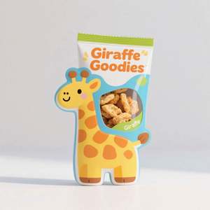 3.5g Personalized Blank clear Child Resistant Custom Printed Packaging Mylar Bags Snack Food Sealer 1lb Die Cut Plastic Bag - Product Image 3