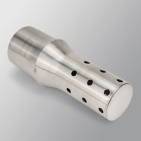 Universal Front Mid End Catalyst DB Killer pour moto Silencieux d'échappement Silencieux Bruit Éliminateur de son